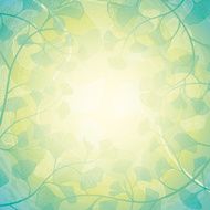 Sunshine floral background