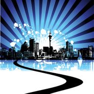 Cityscape background urban art N3