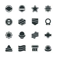 Label Silhouette Icons N3
