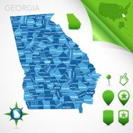 Georgia County Map N3