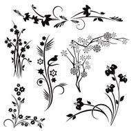 Floral Design Series Japanese style N12