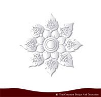 vector Thai ornament design card paper 3D natural N2