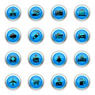Blue Icons - GPS Points of Interest