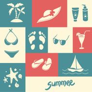 Summer elements for your design N19