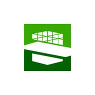 Vector eco house sign N2