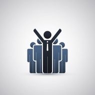 The Real Leader - Business Men Icon N2