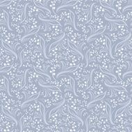 Seamless floral pattern with lily of the valley flowers Vector