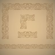 Seamless tiling border frame and corner