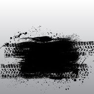 Grunge tire track N4
