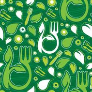 Seamless healthy Kitchen Background
