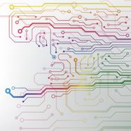 EPS10 vector circuit board background texture N35