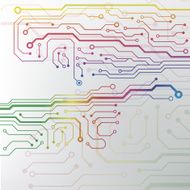 EPS10 vector circuit board background texture N36
