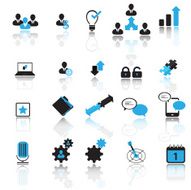 Office and business pictogram set N2