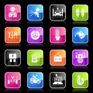 Ubergloss Icons - Automobile Repair Shop