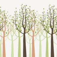 Decorative trees background N14