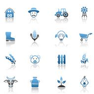 Blue Farm Icon Set N2