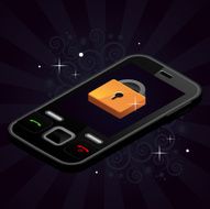 Phone with lock