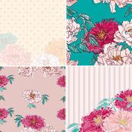 Set of Peonies Cards