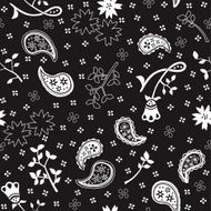 Cut-out Paisley Background