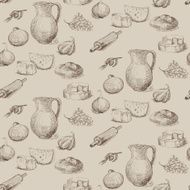 Food seamless pattern N7