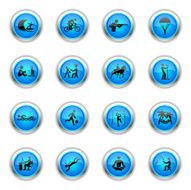 Blue Icons - Hobbies