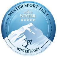 winter sport label