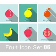 Fruit flat icon design N22