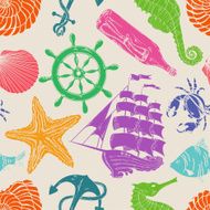 Nautical Seamless Pattern N13