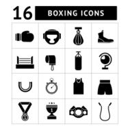 Set icons of boxing N2