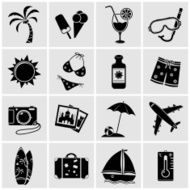 Vacation icons N12