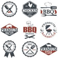 set of butcher shop labels N5