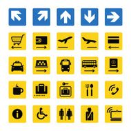 Airport information signs N2