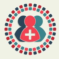 creative vector mosaic icon N13
