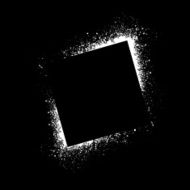 Ink blots square background