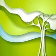 Abstract spring tree N13