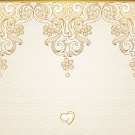 Vector seamless border in Victorian style N66