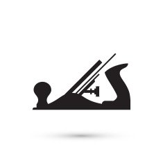 Plane isolated Vector