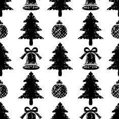 Christmas seamless pattern N199