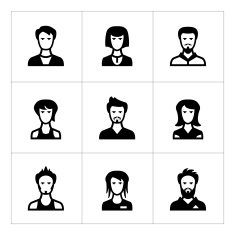 Set icons of people N2