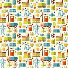 Find Similar Images Energy electricity power seamless vector background