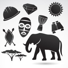 Africa Icon set N3