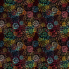 Seamless pattern with colorful abstract fireworks N5