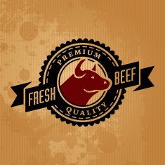 Labels of butcher shop N46