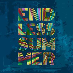 Endless Summer Artwork for wear in custom colors N2
