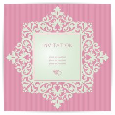 Vintage ornate cards in Victorian style N6