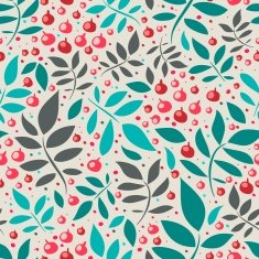Leaves and red berries N2