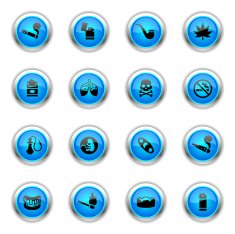 Blue Icons - Smoking