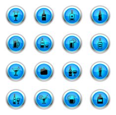 Blue Icons - Alcohol