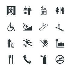 Information Sign Silhouette Icons N2
