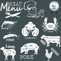 Meat menu